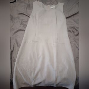 Elegant Gray Sleeveless Dress